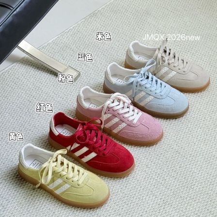 2026年早春新款复古德训鞋休闲鞋女百搭运动板鞋轻便软底运动板鞋