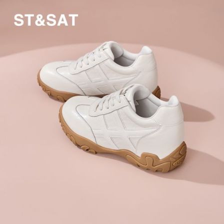 星期六内增高运动鞋女2026春季新款休闲运动鞋百搭时尚爆款小白鞋