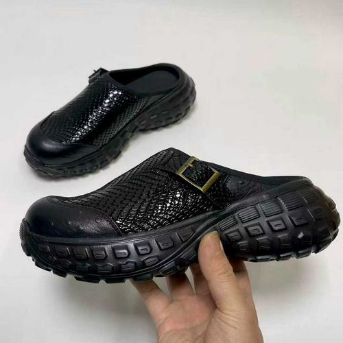 ESKEIN欧洲站复古时髦包头半拖鞋女夏2026大码后空懒人凉拖穆勒鞋主图