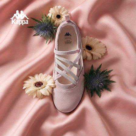 Kappa/卡帕芭蕾风时尚休闲女鞋背靠背春季薄底运动芭蕾风31CA