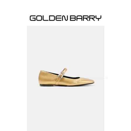 GOLDENBARRY精致金色玛丽珍单鞋GB063328005