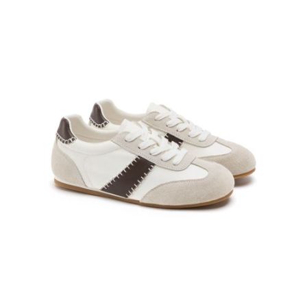 Aokang/奥康女鞋2026春季新款德训鞋质感真皮内增高运动风休闲鞋