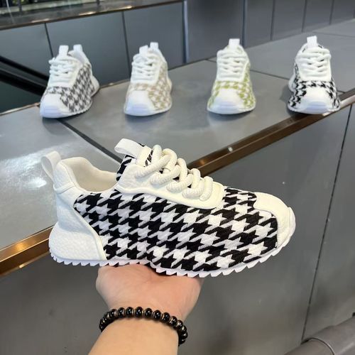 2026春季新款时尚百搭手工包底个性舒适透气潮流男款休闲老爹鞋主图