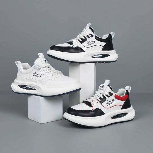 2026爆款真皮休闲鞋男款低帮厚底增高真牛皮运动鞋子头层牛皮男鞋主图