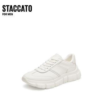 【欧若风】思加图春夏新款节节高升休闲运动鞋厚底百搭男鞋E1Z02AM5