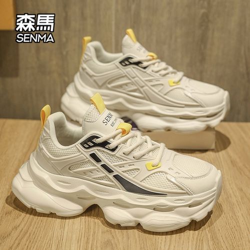 SENMA/森马男鞋2026新款运动休闲鞋男款阔腿裤必备情侣厚底老爹鞋主图