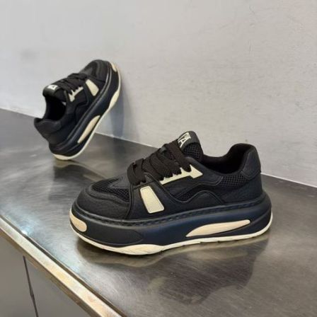 2026春季新款低帮透气厚底增高男士时尚休闲百搭潮鞋运动休闲男鞋