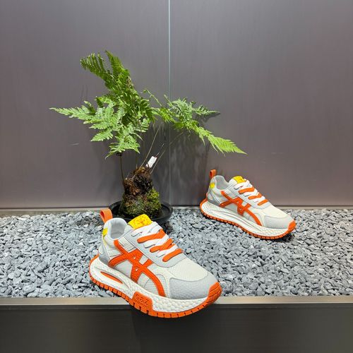 26年男款春季新款时尚个性网面透气厚底百搭低帮运动休闲阿甘男鞋主图