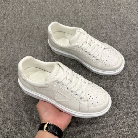 正品春夏款鹿皮侧边拼接三角男款百搭高级感上档次休闲男鞋