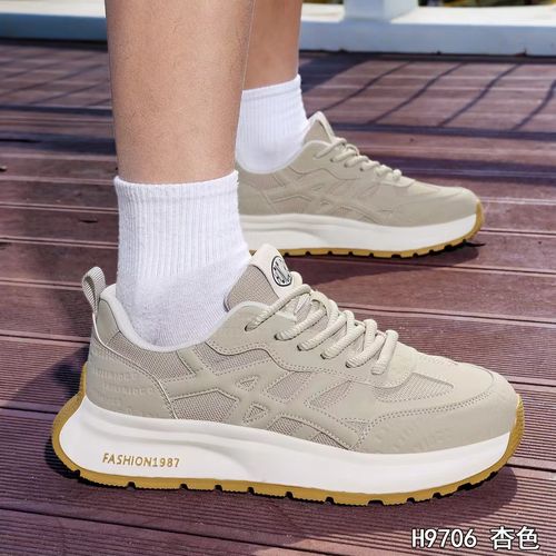 2026四季新款男士休闲运动鞋网面透气软底时尚男鞋跑步鞋主图