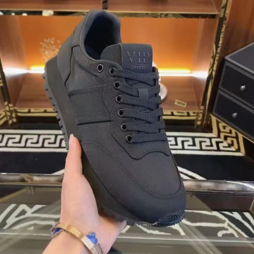 新款高品质男士科技布休闲百搭男鞋主图