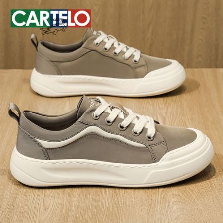 卡帝乐鳄鱼布鞋男2026春季软底男鞋大头牛仔厚底轻便潮流帆布鞋子