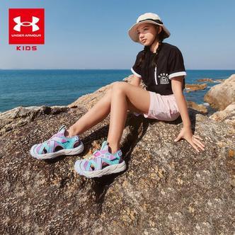 【包头防滑】Under Armour/安德玛儿童夏季运动透气凉鞋时尚2421505