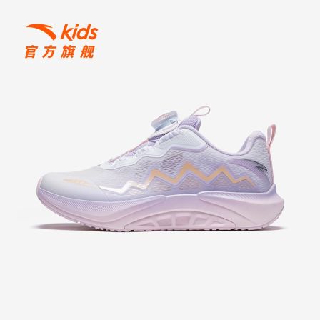足弓安踏儿童男女大童跑鞋26年夏季新款防滑耐磨青少年旋钮运动鞋