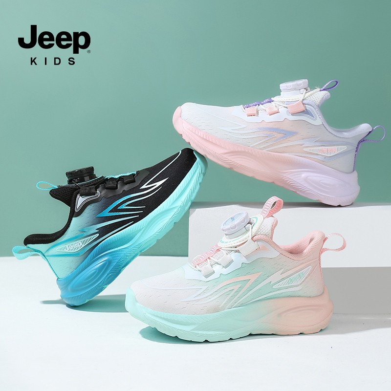 jeep童鞋春季小白鞋女童户外防滑登山鞋男童鞋透气耐磨舒适运动鞋主图
