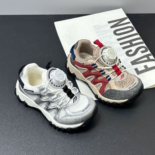 JBM 正品韩系儿童2026新款潮男女童户外鞋中大童百搭休闲厚底潮鞋主图