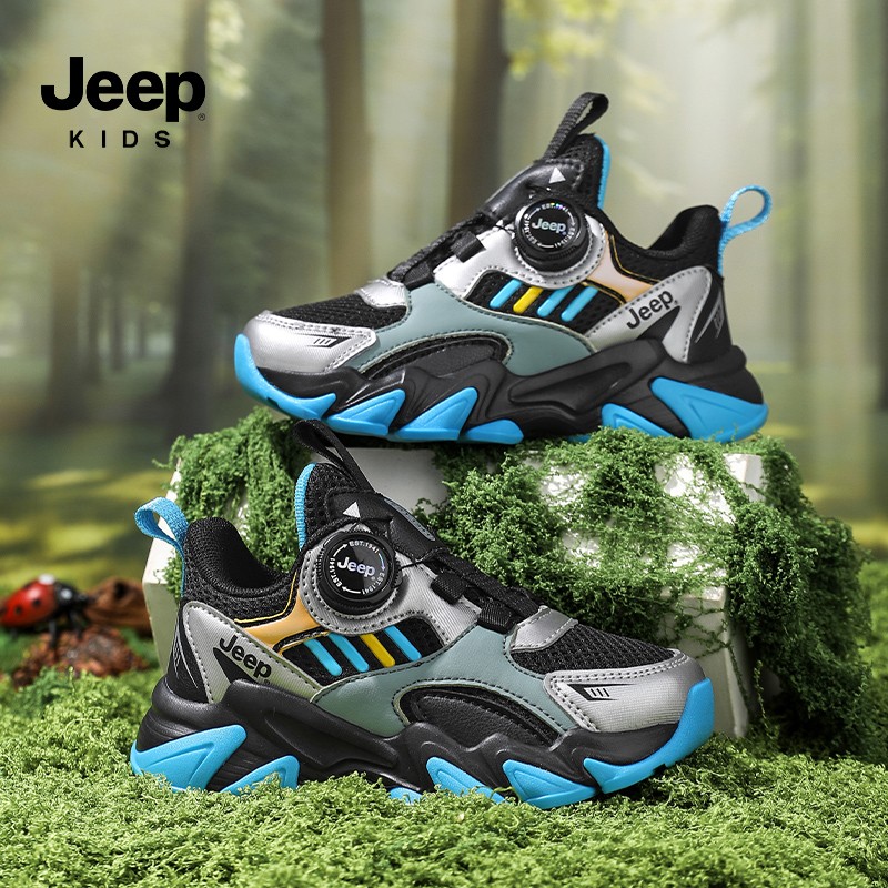 Jeep男童运动鞋户外新款时尚儿童鞋子春季网面透气软底跑步鞋女童主图