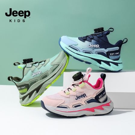 【云彩风-轻跑鞋】jeep儿童夏季运动鞋轻便透气跑步鞋中大童学生鞋 