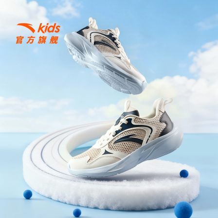 安踏儿童男大童跑鞋2026年夏季新款防滑耐磨透气青少年网眼运动鞋
