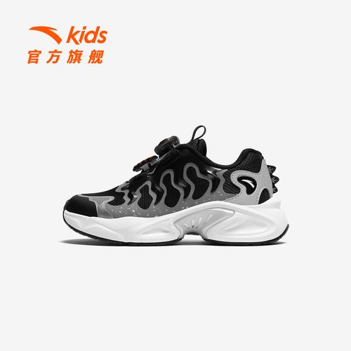 星游2安踏儿童男小童休闲鞋26新款防滑儿童犟弹旋钮老爹鞋运动鞋主图