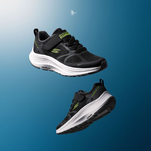 Skechers斯凯奇儿童闪穿体训鞋春季校园一脚蹬男女童轻便运动鞋主图