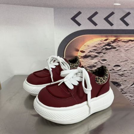 6078-2新款2026圆头系带韩版简约休闲板鞋潮流百搭ins