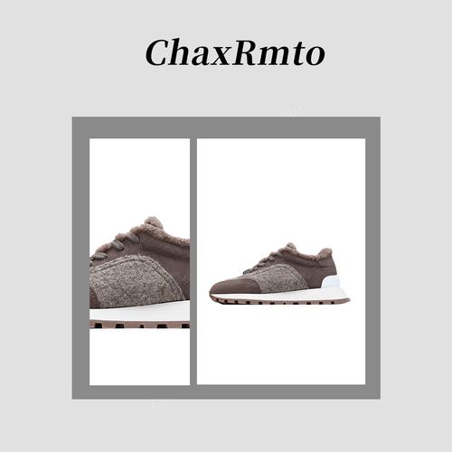 【ChaxRmto斯斯】时尚运动布鞋女冬季休闲百搭鞋保暖主图