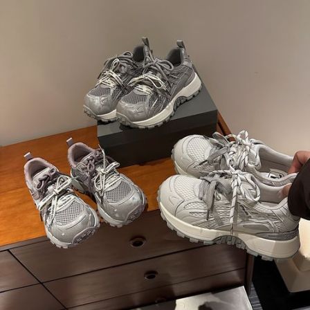 TS春季低帮增高厚底网面透气时尚百搭休闲鞋女MTX67006-【云】-X