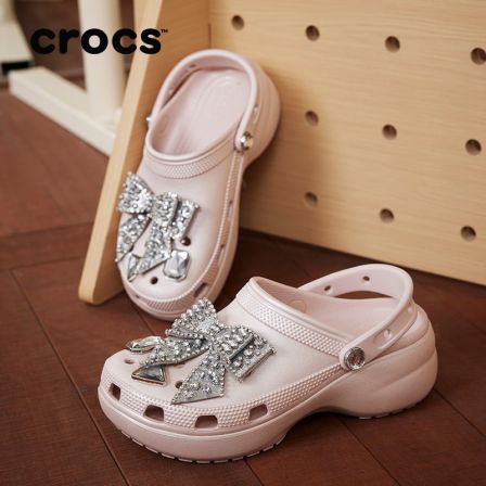 CROCS/卡骆驰【经典璀璨蝴蝶云朵】洞洞鞋休闲百搭男女鞋|214119