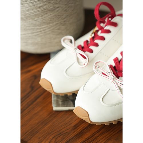 老贝双鞋带德训复古百搭时髦时尚春休闲鞋DD6A1704-2/21主图