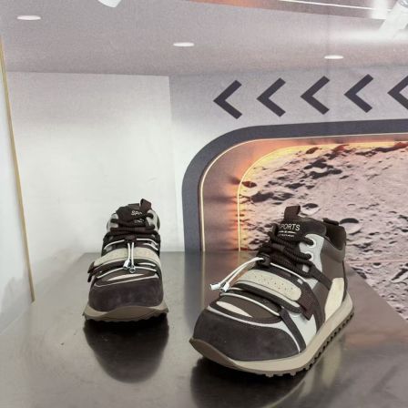 57365秋款新款2026圆头系带韩版简约休闲板鞋潮流百搭ins