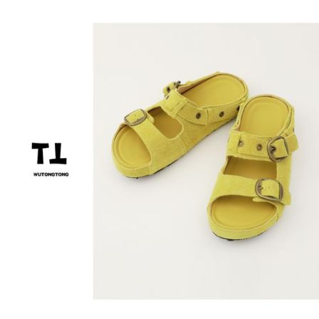 02/26【吴童优选】春夏季一字拖凉鞋女休闲平底复古凉鞋外穿鞋63275