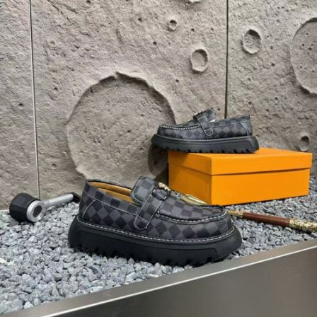 春季新款潮流时尚简约软底一脚蹬低帮男士商务休闲