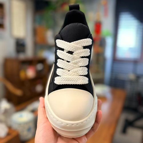 6300欧货春夏厚底透气时尚百搭系带布面男士休闲鞋主图