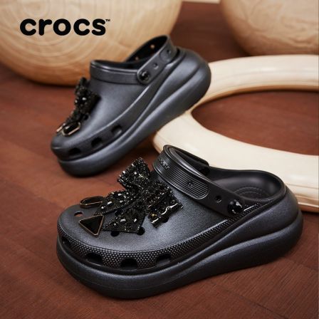 CROCS/卡骆驰【经典璀璨蝴蝶泡芙】洞洞鞋休闲百搭男女鞋|214118