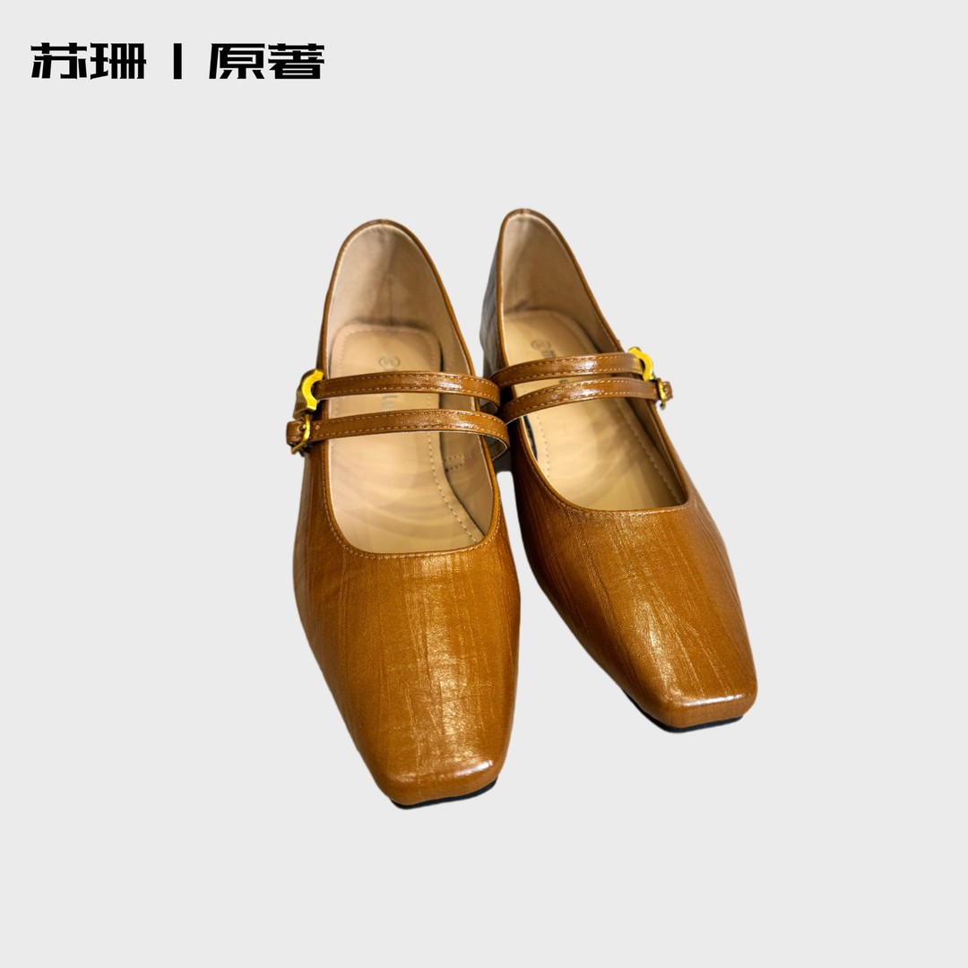 苏珊｜原著【自留单鞋】法式复古玛丽珍女春夏新款软底百搭鞋 1332主图