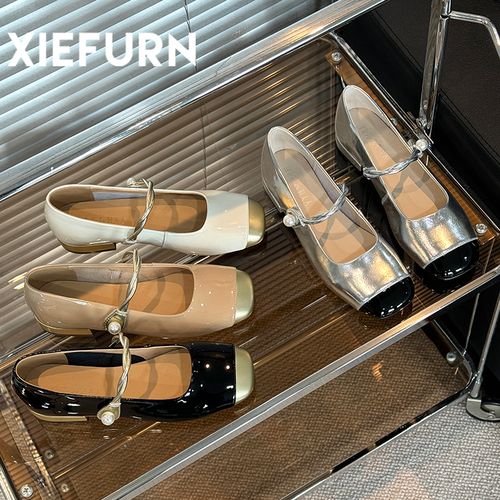 XIEFURN/鞋夫人玛丽珍小皮鞋2025初夏爆款法式小众百搭气质单鞋女主图