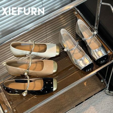 XIEFURN/鞋夫人玛丽珍小皮鞋2025初夏爆款法式小众百搭气质单鞋女