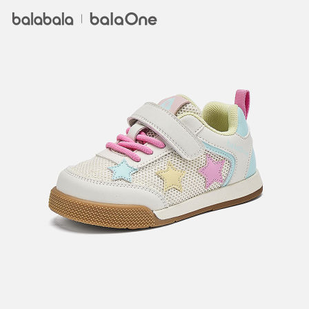 巴拉巴拉童鞋儿童户外鞋男女童2026年新款春秋网面透气舒适运动鞋