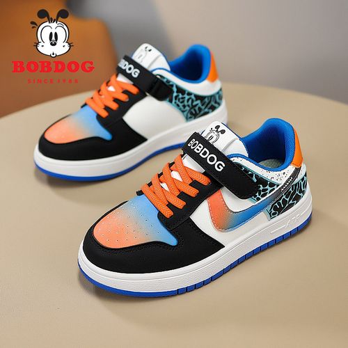 Bobdog/巴布豆童鞋男童鞋子儿童低帮运动板鞋女童鞋子休闲百搭款主图