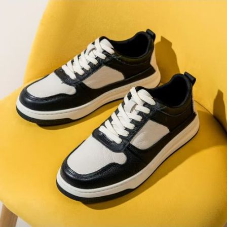 【头层牛皮】2026四季新款男士透气轻便休闲百搭潮流手工男鞋板鞋