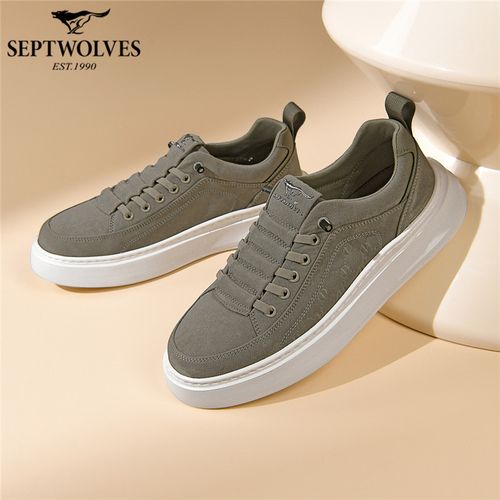 七匹狼新款春季板鞋车缝线户外休闲鞋时尚休闲鞋低帮潮流男鞋户外主图