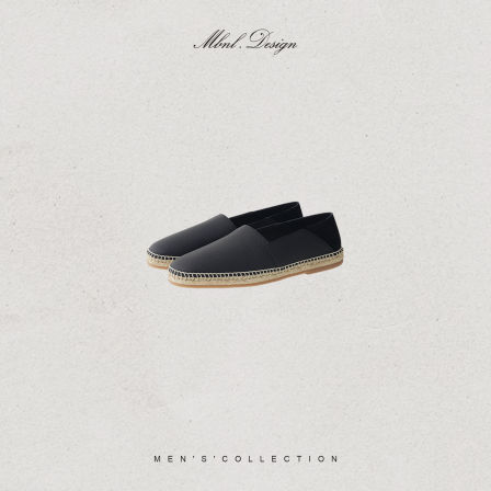 MBNL-F/秦磊男装「Woven-Sole」全牛皮麻绳底舒适休闲鞋LL-WXZ9061