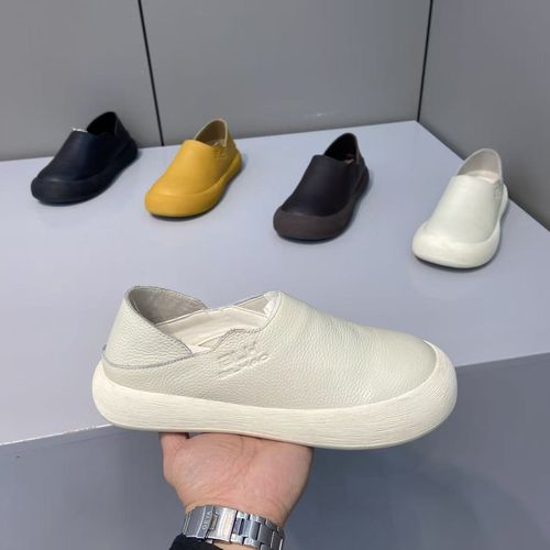 新款男士舒适优质皮面低帮一脚蹬休闲时尚男鞋（皮鞋码）BLH1106主图