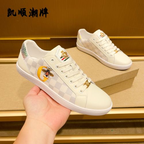 鞋子白男款爆款2025新款轻奢印花小白鞋时尚夏季潮流潮鞋2026板鞋主图