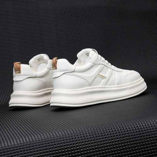 2026新款隐形内增高小白鞋板鞋男运动鞋透气百搭休闲鞋潮鞋男真皮主图