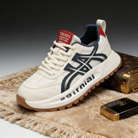 透气网面男鞋春夏季新款时尚潮流运动休闲鞋子阿甘鞋小白鞋MD2211