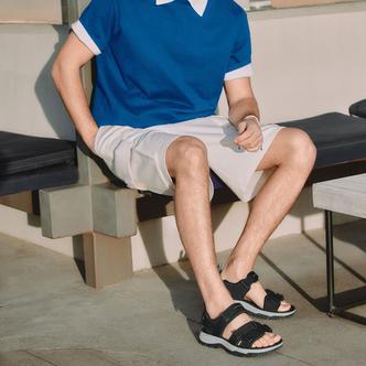 斯凯奇男鞋2025夏新款户外软底凉鞋沙滩鞋舒适宽松百搭配潮流时尚