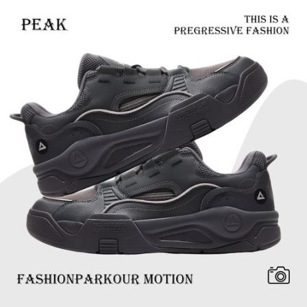 漫游夏季版-匹克态极新款板鞋增高鞋时尚休闲鞋厚底男鞋-DB420057