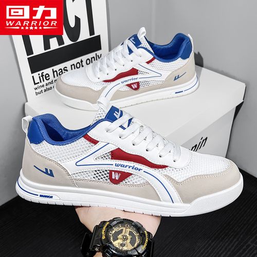 回力男鞋运动鞋2026夏季新款网面软底增高厚底男士运动休闲板鞋男主图